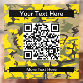 黄色と緑の迷彩、軍隊、陸軍 ウィンドウサイン (シート2)