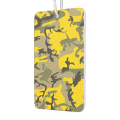 黄色と緑の迷彩、軍隊、陸軍 カーエアーフレッシュナー (左)