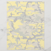 黄色と緑の迷彩、軍隊、陸軍 チラシ (正面)