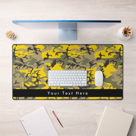 黄色と緑の迷彩、軍隊、陸軍 デスクマット (オフィス1)