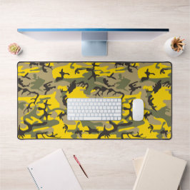 黄色と緑の迷彩、軍隊、陸軍 デスクマット