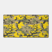 黄色と緑の迷彩、軍隊、陸軍 デスクマット (正面)