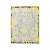 黄色と緑の迷彩、軍隊、陸軍 ノートパッド (回転)