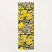 黄色と緑の迷彩、軍隊、陸軍 ヨガマット (裏面)