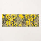 黄色と緑の迷彩、軍隊、陸軍 ヨガマット (正面(横))