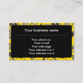 黄色と緑の迷彩、軍隊、陸軍 名刺 (正面)