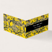 黄色と緑の迷彩、軍隊、陸軍 名刺 (外部)