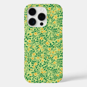 黄色と緑の野生バラ iPhone 16 PROケース