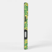 黄色と緑の野生バラ iPhoneケース (右側面)