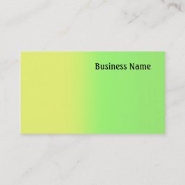 黄色と緑 名刺