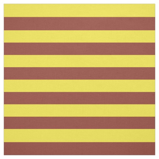 黄色と茶色のストライプ ファブリック (見本)
