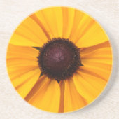 黄色と茶色のフローラ茶色の目のスーザン コースター (正面)