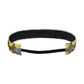 黄色と茶色の迷彩、軍隊、陸軍 アスレチックヘッドバンド (裏面)