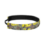 黄色と茶色の迷彩、軍隊、陸軍 アスレチックヘッドバンド (左)