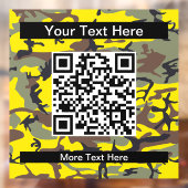 黄色と茶色の迷彩、軍隊、陸軍 ウィンドウサイン (シート2)