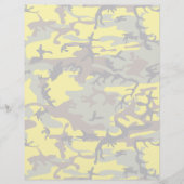 黄色と茶色の迷彩、軍隊、陸軍 チラシ (正面)