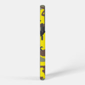 黄色と茶色の迷彩、軍隊、陸軍 SAMSUNG GALAXYケース (右側面)