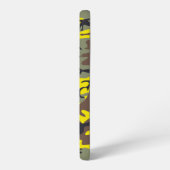 黄色と茶色の迷彩、軍隊、陸軍 SAMSUNG GALAXYケース (左側面)