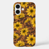黄色と茶色の野生のヒマワリ Case-Mate iPhoneケース (裏面)
