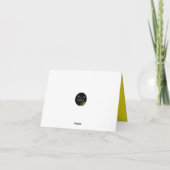 黄色と赤のアルストロメリアの花 カード (裏面)