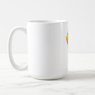 黄色と赤のチューリップ コーヒーマグカップ