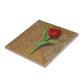 黄色と赤のチューリップ タイル (側面)