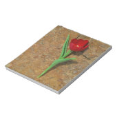 黄色と赤のチューリップ ノートパッド (回転)