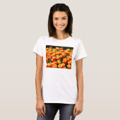 黄色と赤のチューリップ Tシャツ (正面フル)