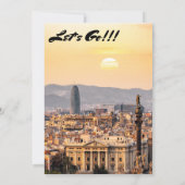 黄色と赤のバチェロレッテパーティー 招待状 (裏面)