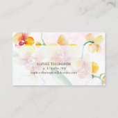 黄色と赤のランエレガント 名刺 (裏面)