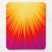 黄色と赤の抽象芸術 マウスパッド (正面)