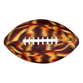 黄色と赤の斑点はぼやけ欠けている アメリカンフットボール