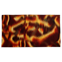 黄色と赤の斑点はぼやけ欠けている 枕カバー