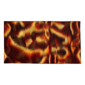 黄色と赤の斑点はぼやけ欠けている 枕カバー (裏面-左)