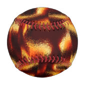 黄色と赤の斑点はぼやけ欠けている 野球ボール (正面)