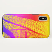 黄色と赤の波線 Case-Mate iPhoneケース (裏面(横))