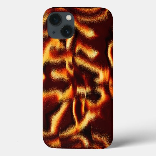 黄色と赤色の斑点はぼやけ欠陥がある Case-Mate iPhoneケース (裏面)