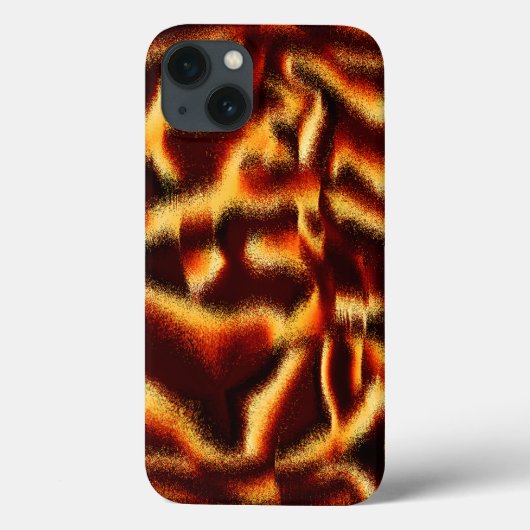 黄色と赤色の斑点はぼやけ欠陥がある Case-Mate iPhoneケース (裏面)