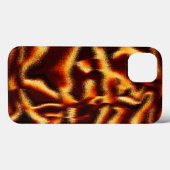 黄色と赤色の斑点はぼやけ欠陥がある Case-Mate iPhoneケース (裏面 (横))