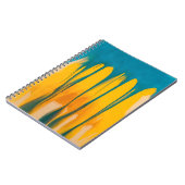 黄色と青のアパレル ノートブック (左側)