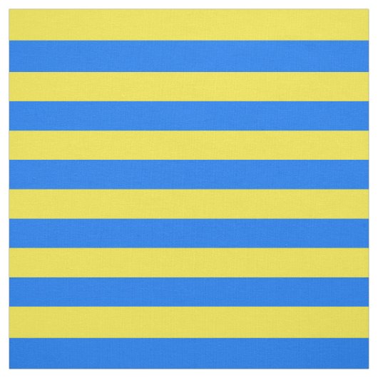 黄色と青のストライプ ファブリック (見本)