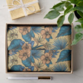 黄色と青のトゥカン庭園 薄葉紙 (ギフト)