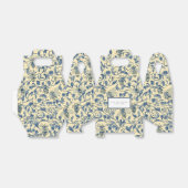 黄色と青のハニービーズトイレパーティーの好意ボックス フェイバーボックス (折り畳みなし)