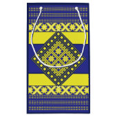 黄色と青のバルト星 スモールペーパーバッグ (裏面)