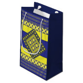 黄色と青のバルト星 スモールペーパーバッグ (裏面アングル)