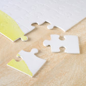 黄色と青の円を連動 ジグソーパズル (側面)