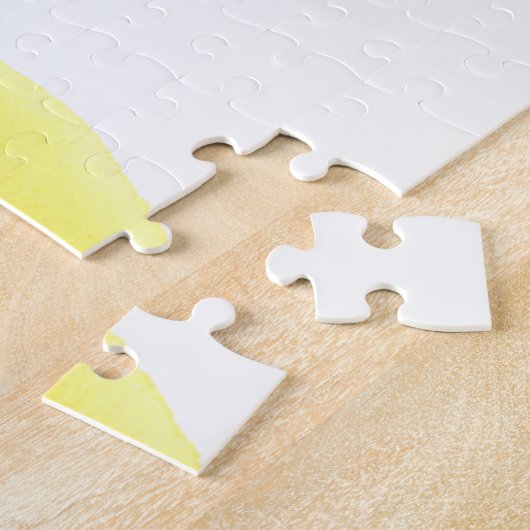 黄色と青の円を連動 ジグソーパズル (側面)