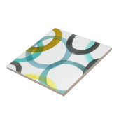 黄色と青の円を連動 タイル (側面)