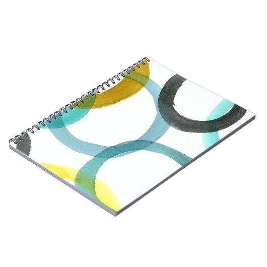 黄色と青の円を連動 ノートブック (左側)