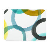 黄色と青の円を連動 マグネット (横)